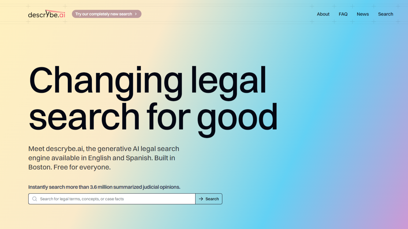 Free Legal Research Site Descrybe.ai Launches A Paid Suite of Legal Research Tools, Including Its Own Citator